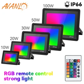 אור Floodlight RGB LED - הפכו כל חלל חיצוני למסיבה עם פנסי Floodlight RGB LED! זמינים בעוצמות של 30W, 50W ו-100W, עם דירוג IP66 לעמידות במים, מושלמים לתאורה של גינות, מסיבות או אירועים.