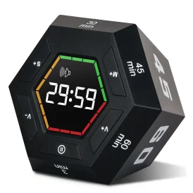 ⏲️ שיפור פרודוקטיביות במטבח! טיימר פומודורו חכם לבישול – מושלם לילדים ולמבוגרים. 🍳 עוזר להתמקד ולהפוך כל הכנה למהירה ויעילה!