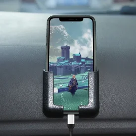 החזיקו את הטלפון בקלות! 📱🚗  מחזיק טלפון נייד לתוך הרכב – קל, נייד ולא תופס מקום!