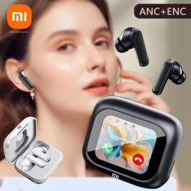 Xiaomi E18 Pro – אוזניות תקשורת עם ביטול רעש! Bluetooth 5.4, מסך מגע, טכנולוגית ANC ו-ENC, מיקרופון לשיחות ברורות – האוזניות המושלמות לחוויית סאונד נקייה 🎧
