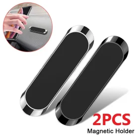 ✨ שדרגו את חוויית הנסיעה שלכם עם 2PCS מחזיק טלפון מגנטי! בעל עוצמה גבוהה, מתאים לכל טלפון סלולרי כולל iPhone, Xiaomi, Samsung ו-LG, עם תמיכה מצוינת ל-GPS! 📱🚗💫