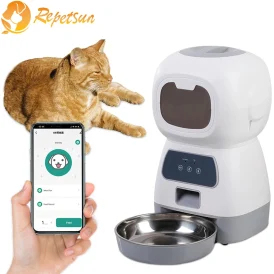 🐾 3.5L אוטומטי חיות מחמד מזין חכם WiFi – קיבולת גדולה, מקליט קול, עיתוי מדויק! מזין איטי לכלב וחתול, נוחות ושליטה מרחוק! 🐱