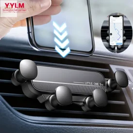 מעמד רכב עם טכנולוגית גרביטי! מעמד לטלפון חכם ברכב עם פיתול גרביטי, תומך ב-iPhone 13, 12, Xiaomi וכל מכשיר – פתרון מושלם לנסיעות 🚗