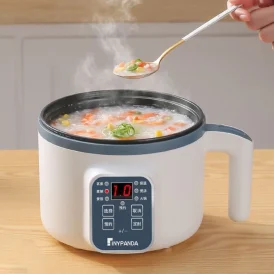 🍚 הכנה קלה וטעימה! סיר אורז חשמלי 1.7L עם שכבה כפולה – מושלם להכנת אורז בבית. ✨ כיריים מרובי תפקודים לנוחות מירבית במטבח!