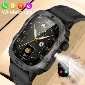 ⌚ שעון חכם גברים 2024! 📱 חדש! עם מסך מגע HD, Bluetooth, ומצבי ספורט ובריאות. עמיד למים וניטור מצב בריאות מתקדם – השעון האולטימטיבי לכל ספורטאי!