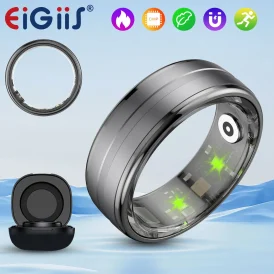 💍 חכמה, סטייל, וביצועים! ⌚ Eigiis R06 – טבעת חכמה לגברים ונשים עם צג קצב לב וחמצן, עמידות מים IP68 & 5ATM, מצב רב-ספורט, ותמיכה ב-iOS ואנדרואיד.